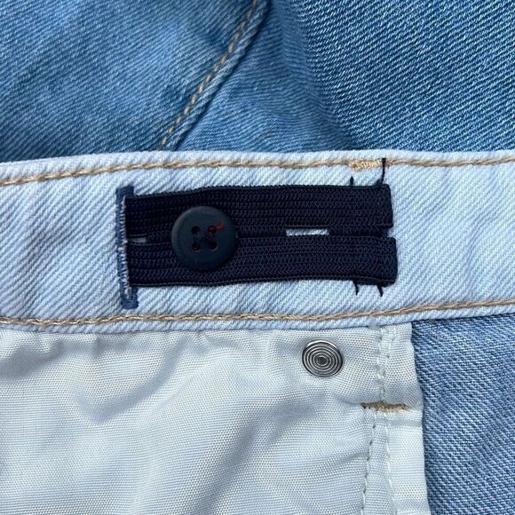 Wonder Nation Girls Raw Hem Distressed Patchwork Denim Skirt Size XL NWT - Picture 7 of 8